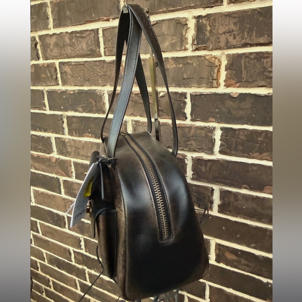 Coach twin turnlock loved leather NWT - Picture 2 of 10